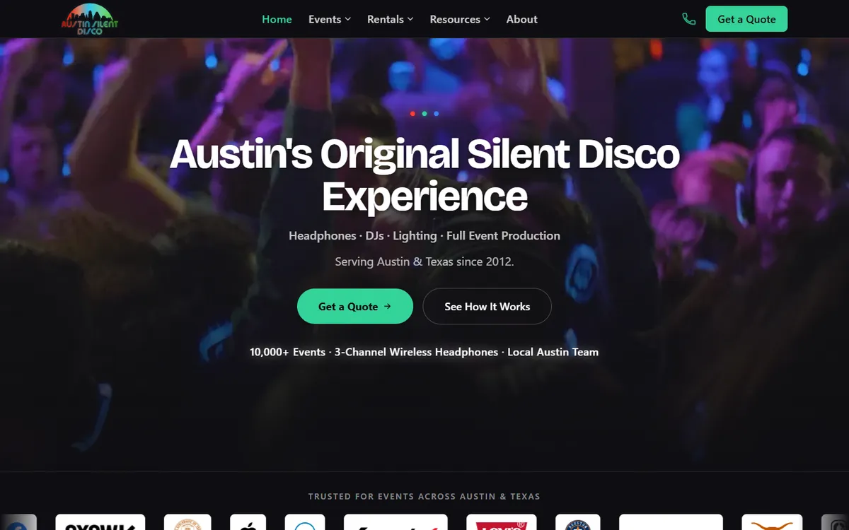The new Astro homepage on desktop
